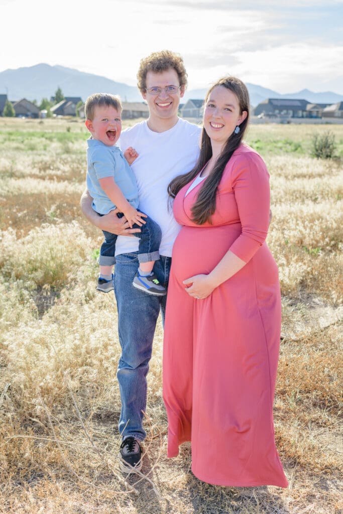 Family smiling