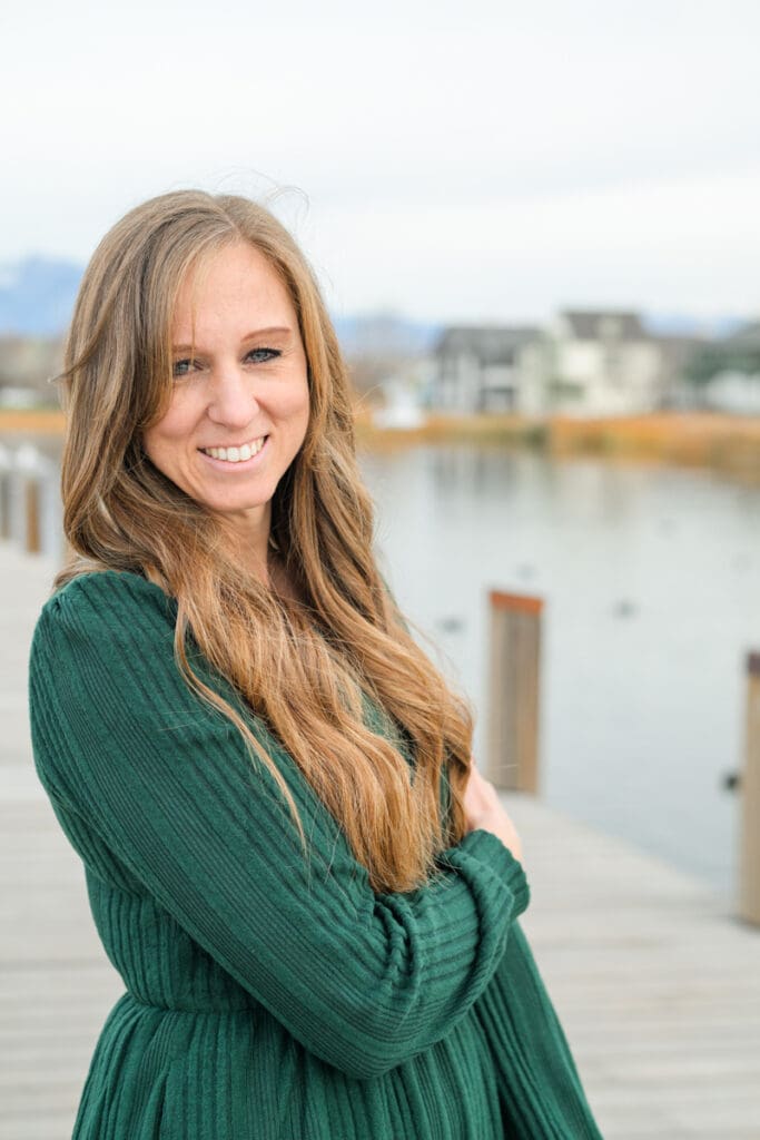 Candid portrait on the docks at Daybreak